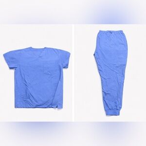 Men’s Mandalas’ 2XL Periwinkle Scrub Set